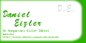 daniel eizler business card
